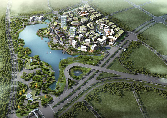 科技智慧產(chǎn)業(yè)園的外觀